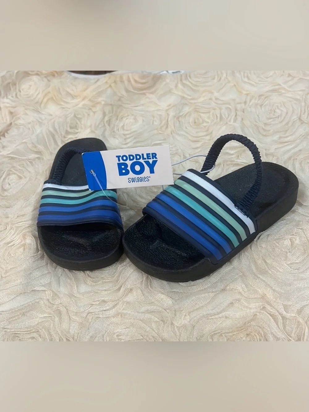 Swiggles blue Sandles size 7